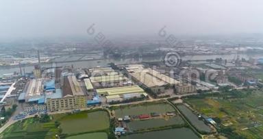中国的Prom区。 中国工业区，中国工业区的生产设施